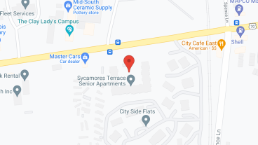 Sycamores Terrace Senior Apartments in google map