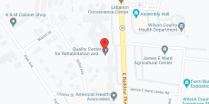 Quality Center for Rehab and Healing in google map