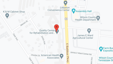 Quality Center for Rehab and Healing in google map