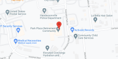 Park Place Retirement Community in google map
