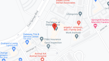 Manor at Steeplechase in google map