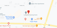Lafayette Nursing Home in google map