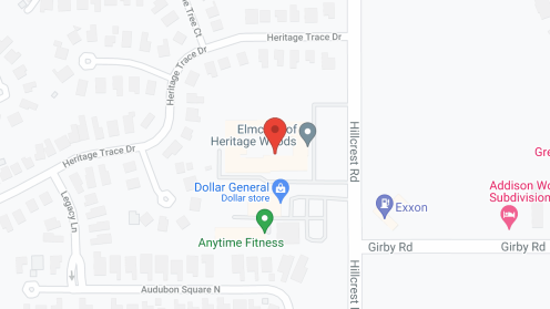 Map of the neighborhood around Proveer at Heritage Woods