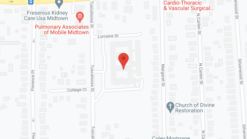 Map of the neighborhood around Cogburn Health Ctr