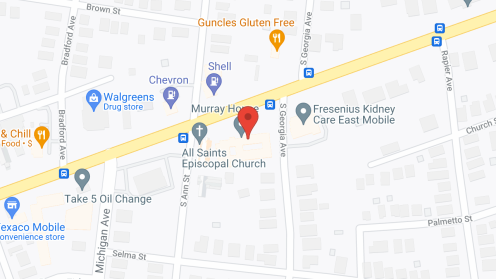 Map of the neighborhood around Murray House