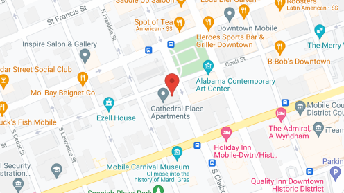 Map of the neighborhood around Cathedral Place Apartments