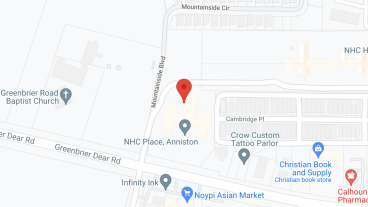 NHC Place, Anniston in google map