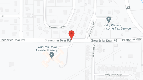 Map of the neighborhood around Autumn Cove Assisted Living