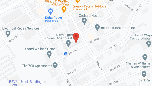 Map of the neighborhood around New Pilgrim Towers Apartments
