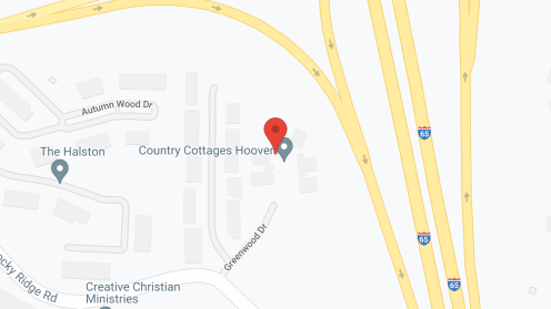 Map of the neighborhood around Country Cottage - Hoover
