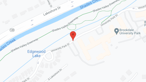 Map of the neighborhood around Brookdale University Park
