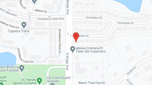 Map of the neighborhood around Southern Living