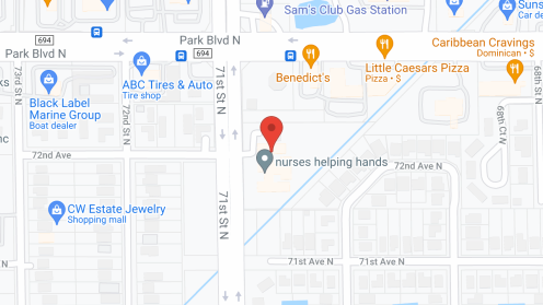 Map of the neighborhood around Nurse's Helping Hands Inc