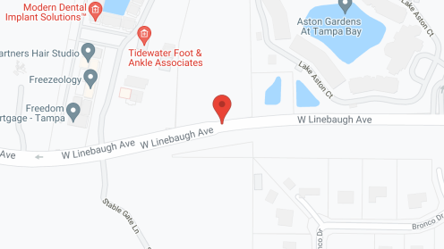 Map of the neighborhood around Aston Gardens at Tampa Bay