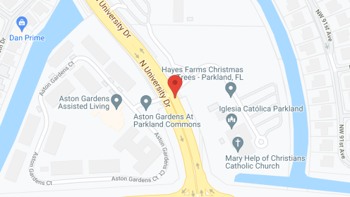 Map of the neighborhood around Aston Gardens at Parkland Commons