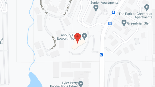 Map of the neighborhood around Asbury Harris Epworth Towers