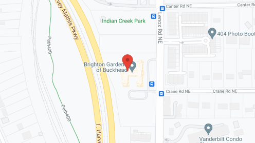 Map of the neighborhood around PruittPlace Buckhead