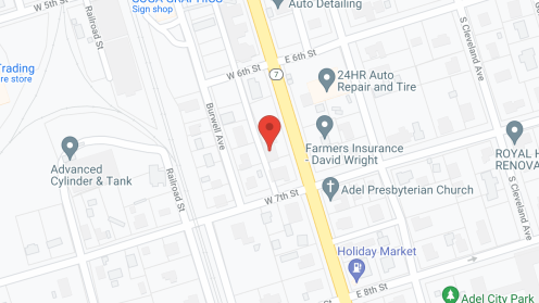 Map of the neighborhood around Mary's Haven