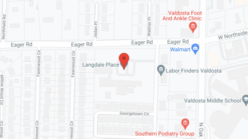 Map of the neighborhood around Langdale Place
