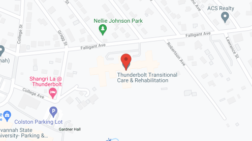 Map of the neighborhood around Tara At Thunderbolt Nursing