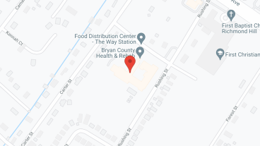 Bryan County Health & Rehab in google map