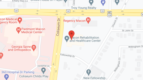 Map of the neighborhood around Laurel Bay Health Care