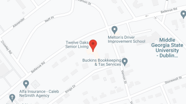 Twelve Oaks Senior Living in google map