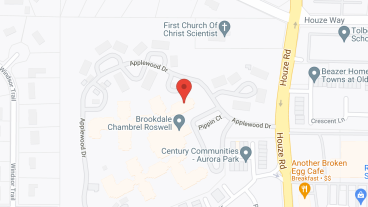 Brookdale Chambrel Roswell in google map