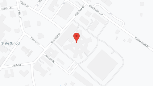 Map of the neighborhood around Gracewood State Schl Hospital