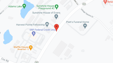 Oaks at Evans in google map