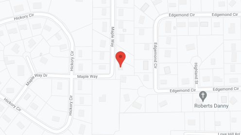 Map of the neighborhood around Maplewood Homes #1