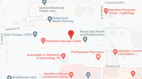 Map of the neighborhood around Quinton Memorial Health Care