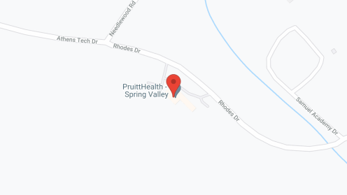 Map of the neighborhood around Spring Valley Health Care Ctr