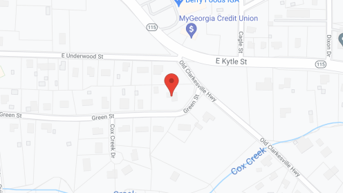 Map of the neighborhood around Magnolia Place