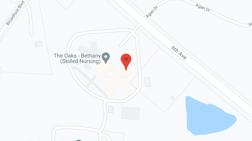 Map of the neighborhood around Bethany Home