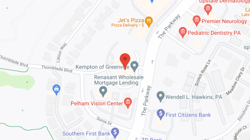 Map of the neighborhood around TerraBella Thornblade