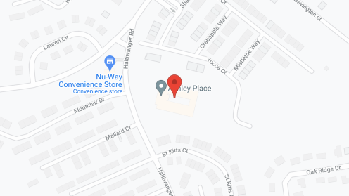 Map of the neighborhood around Ashley Square