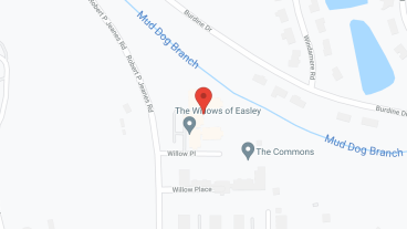 The Willows of Easley in google map
