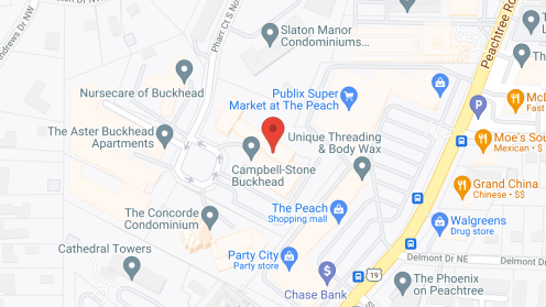 Map of the neighborhood around Campbell-Stone Apartments