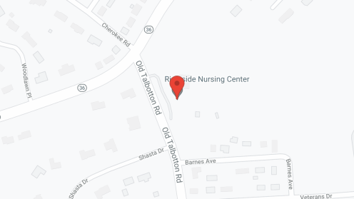 Map of the neighborhood around Riverside Nursing Ctr