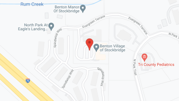 Benton Village of Stockbridge in google map