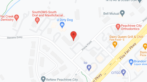 Map of the neighborhood around The Reserve at Peachtree City