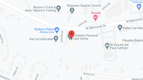 Map of the neighborhood around Kimberly Personal Care Home