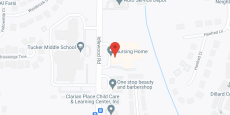 Tucker Health and Rehab in google map