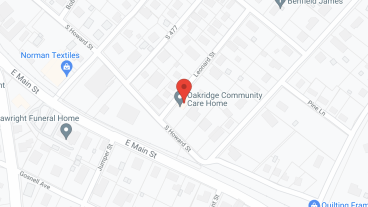 Oakridge Community Care Home in google map