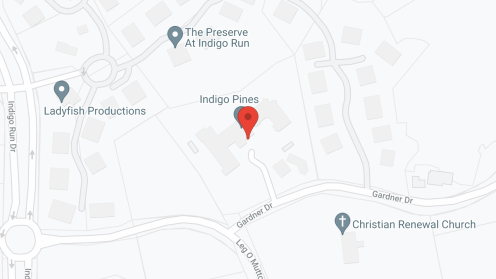 Map of the neighborhood around Holiday Indigo Pines