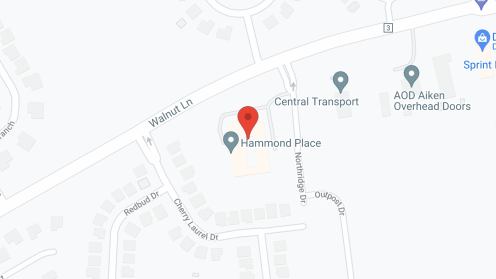 Map of the neighborhood around Hammond Square