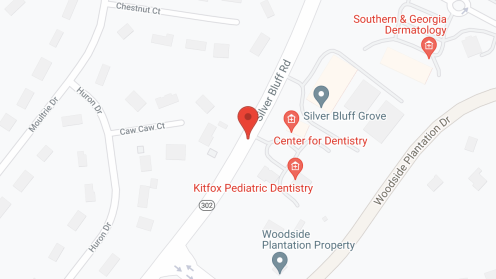 Map of the neighborhood around Silver Bluff Grove Senior Living