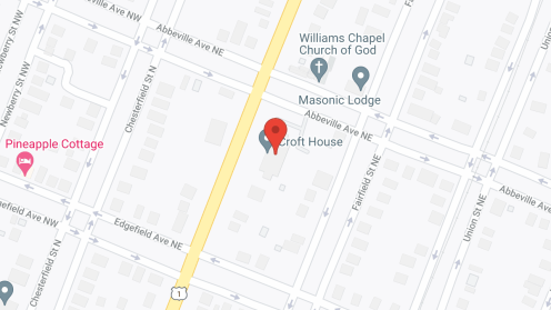 Map of the neighborhood around Croft House Inc