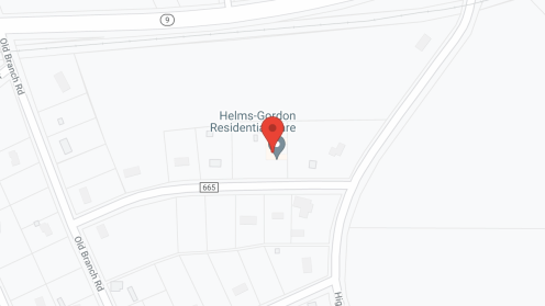 Map of the neighborhood around Helms-Gordon Residential Care